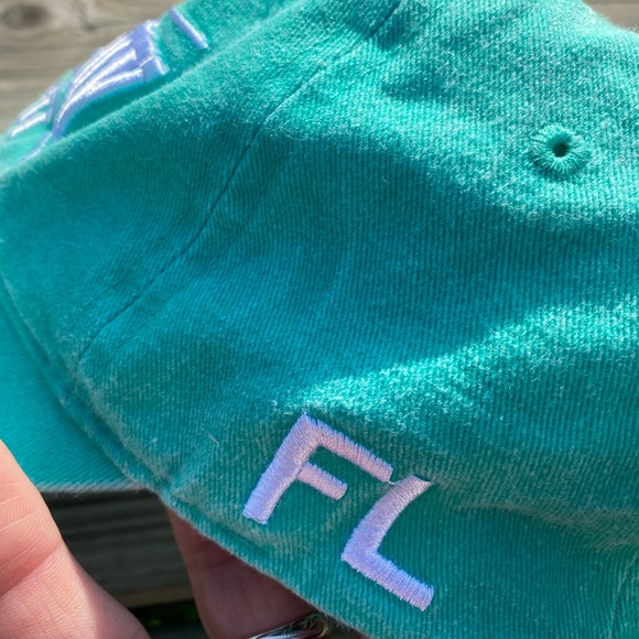 Panama City Beach FL mint green cotton hat sports cap - Picture 8 of 13